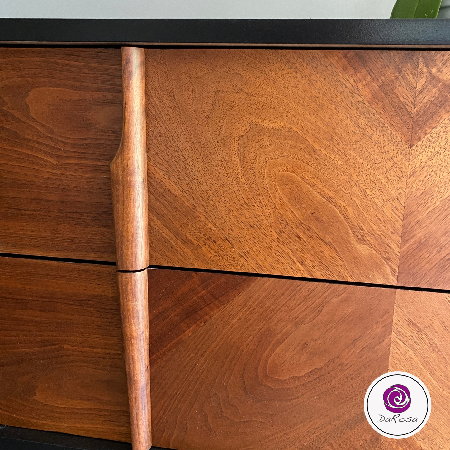 MCM Tall Dresser Black and Wood