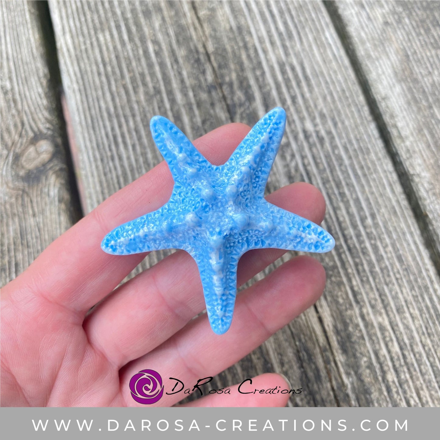 Blue Starfish Drawer Knob