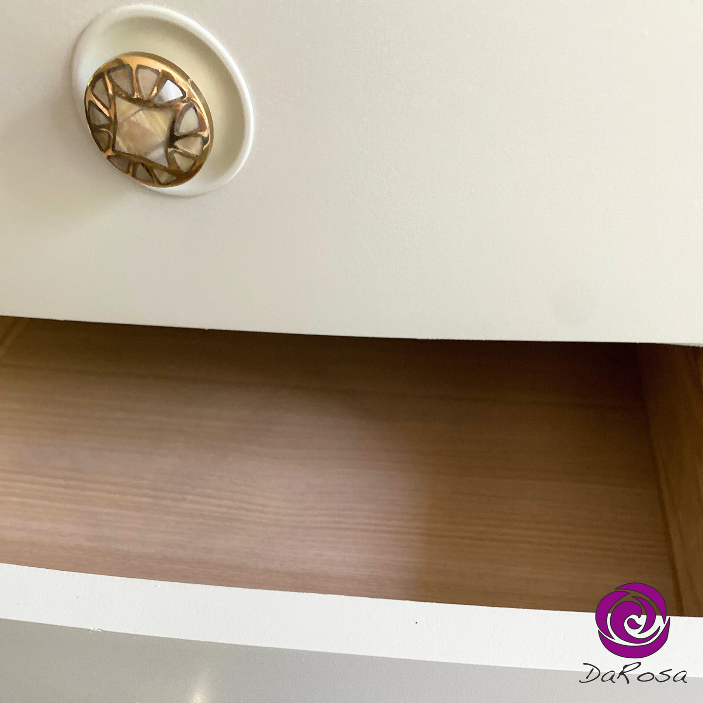 Oversized Nightstands with Bowed Drawers