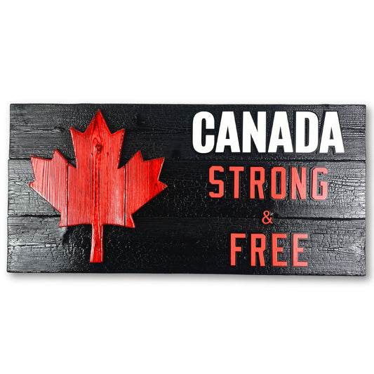 Canadian Flag Strong and Free