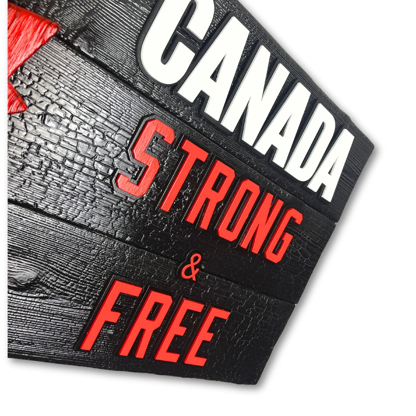 Canadian Flag Strong and Free
