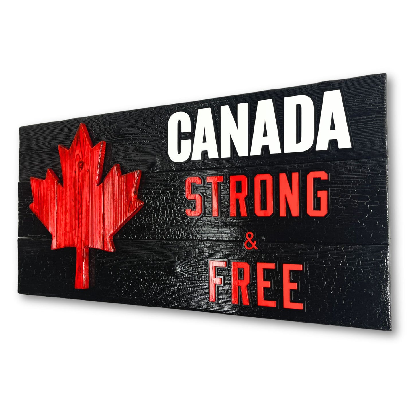 Canadian Flag Strong and Free