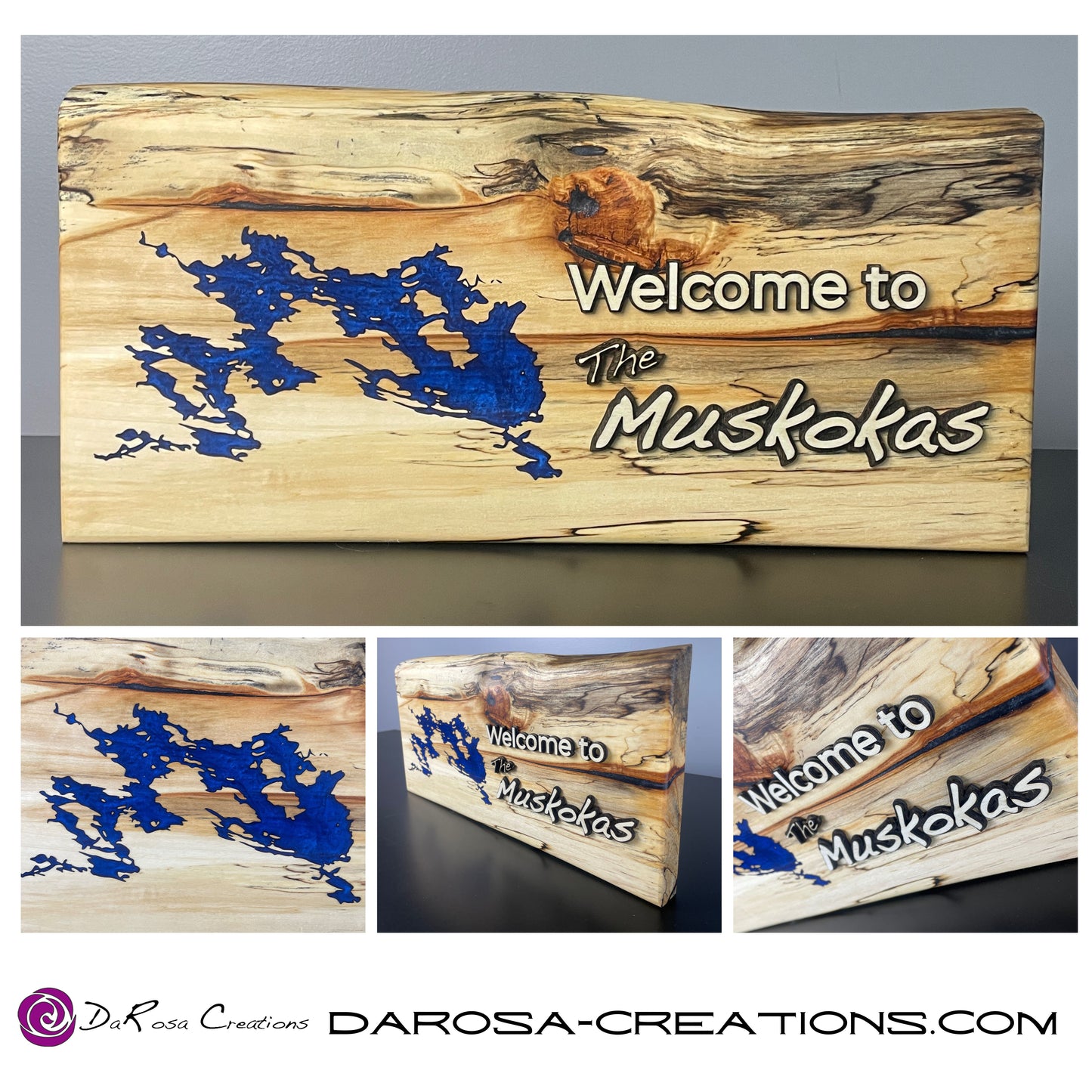 Custom Wood Welcome Sign Canadian Lakes