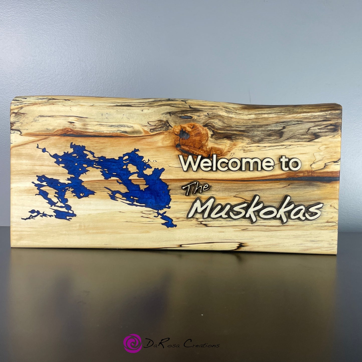 Custom Wood Welcome Sign Canadian Lakes