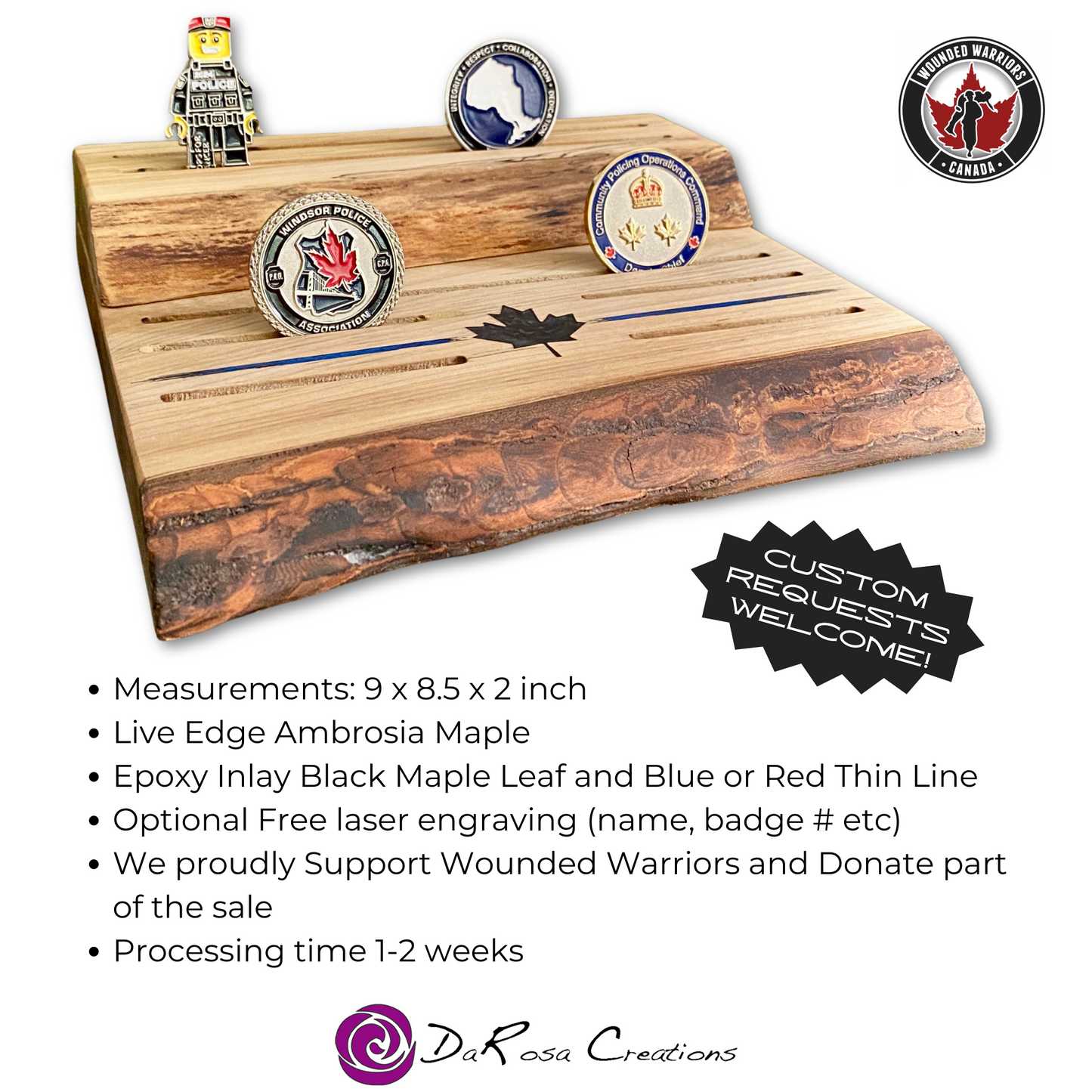 Small Challenge Coin Holder