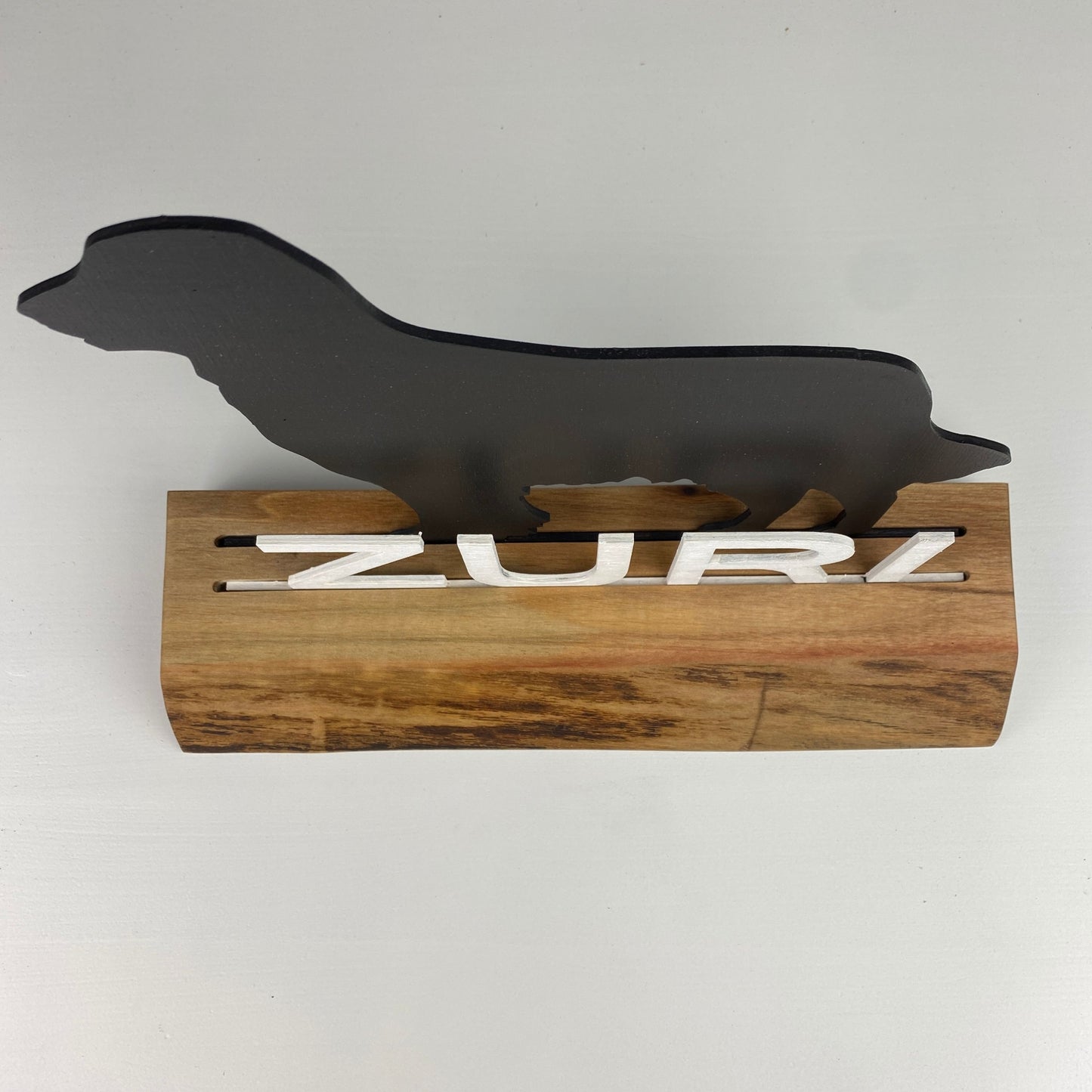 Personalized Golden Retriever Name Standing Sign