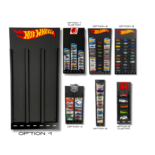 Toy Car Display Shelf 1/64 for HotWheels " Mainline " Blister Packs