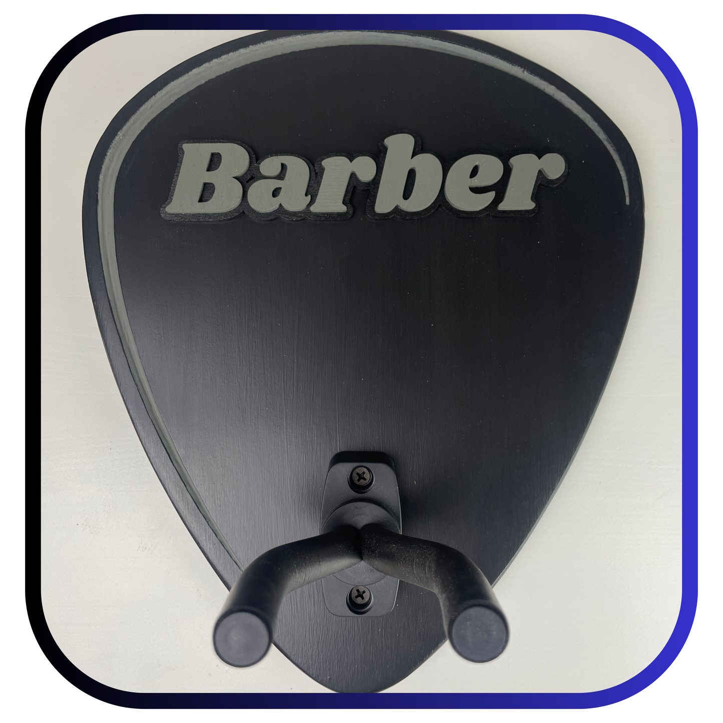 Personalized Guitar Hanger - Guitar Pick Shaped