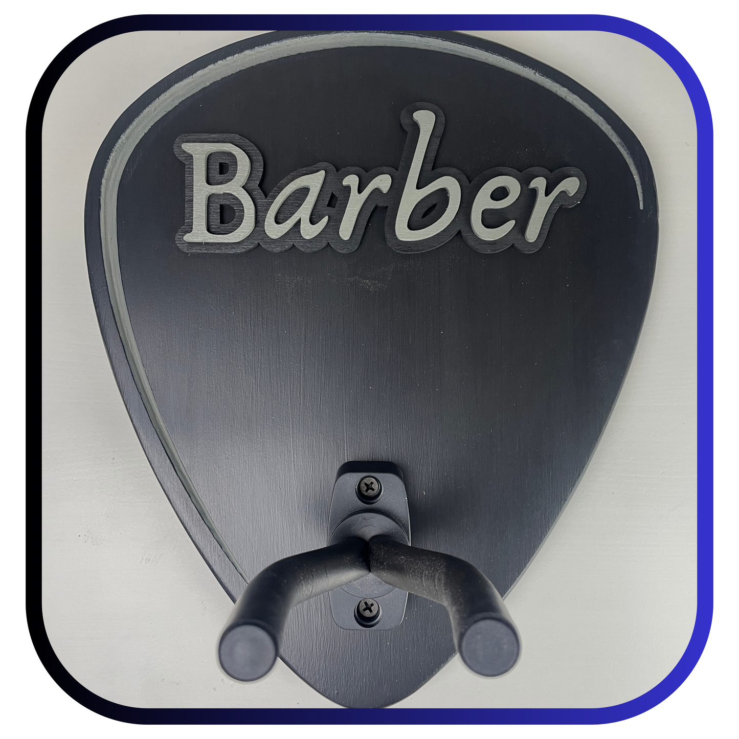 Personalized Guitar Hanger - Guitar Pick Shaped