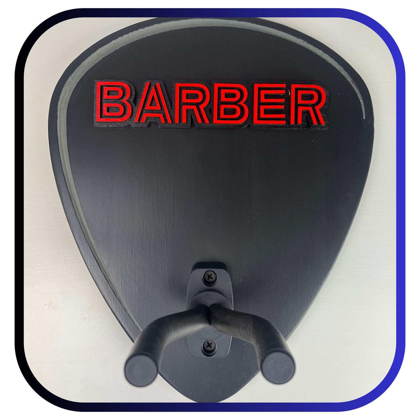 Personalized Guitar Hanger - Guitar Pick Shaped