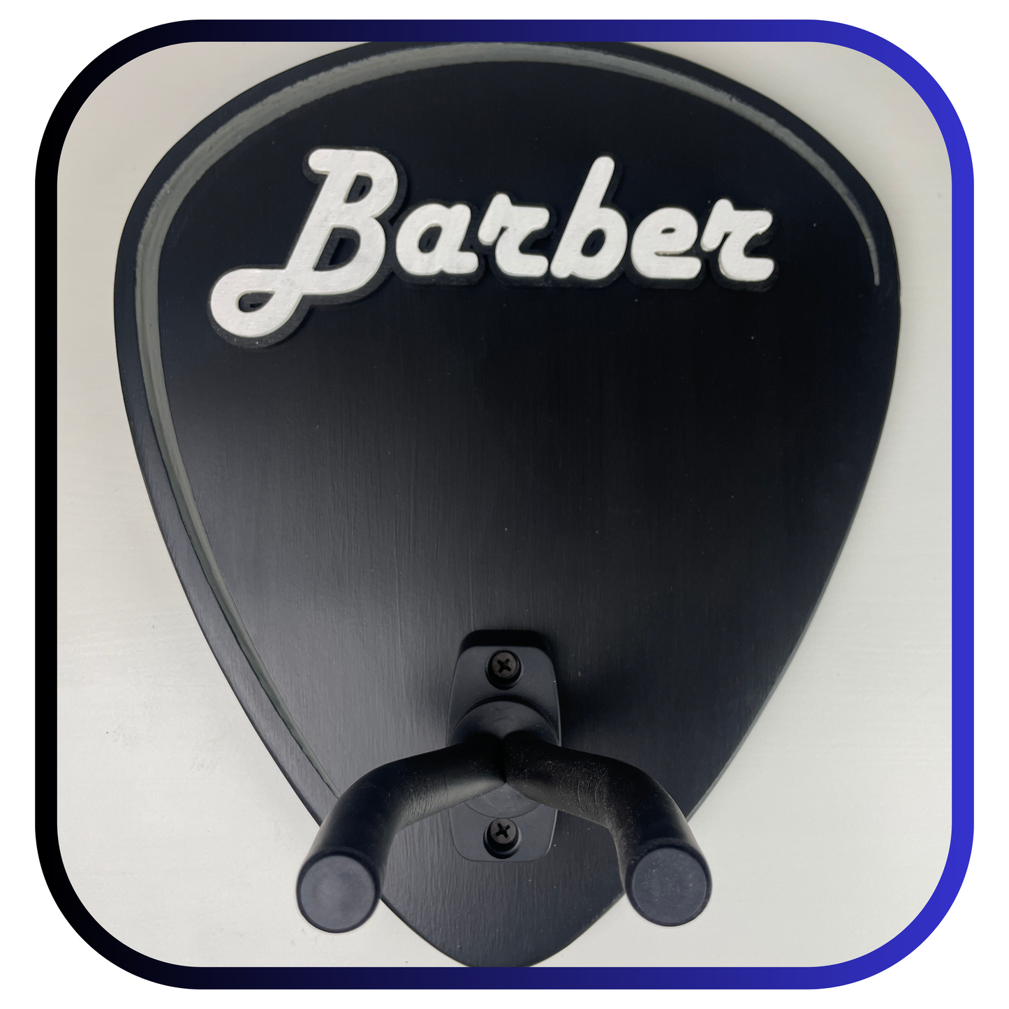 Personalized Guitar Hanger - Guitar Pick Shaped