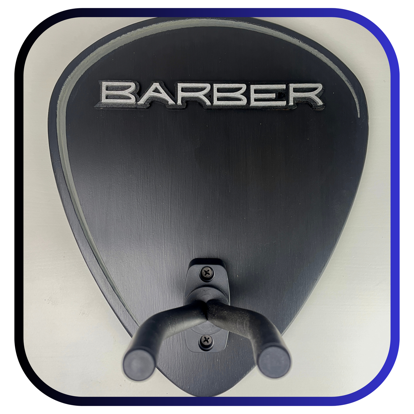 Personalized Guitar Hanger - Guitar Pick Shaped