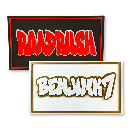 Custom License Plate Sign