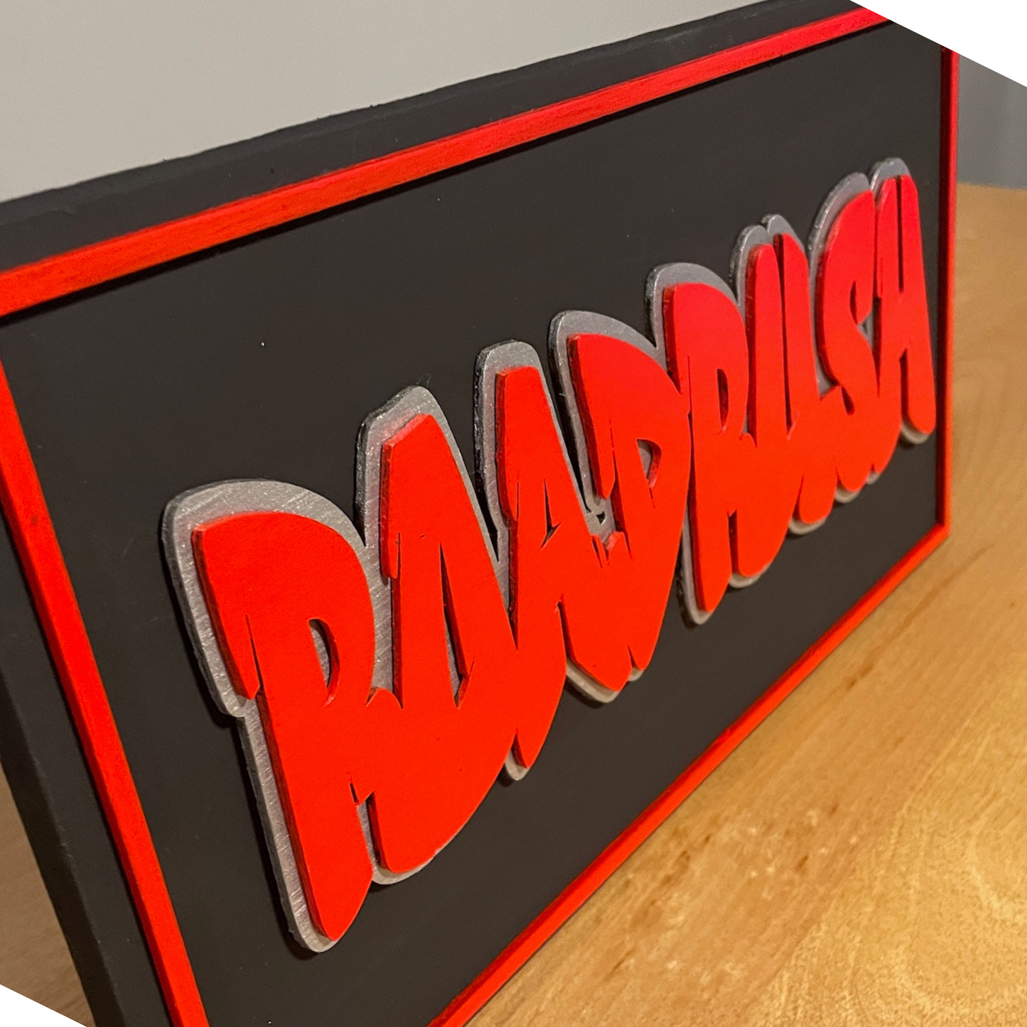 Custom License Plate Sign