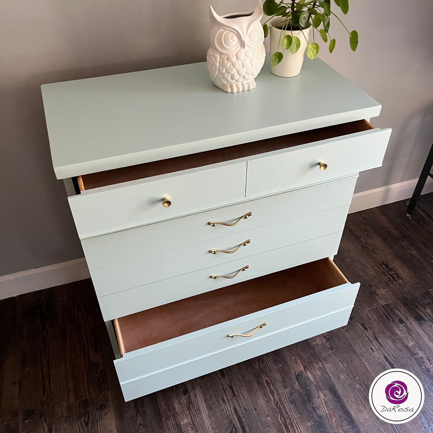 Mid Century Modern Dresser in Watery