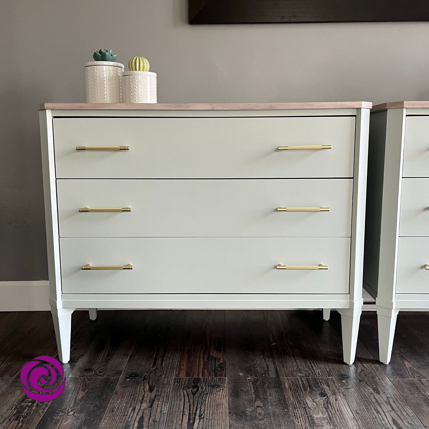 Sleek oversized Nightstands - His and Her Dressers Ethan Allen