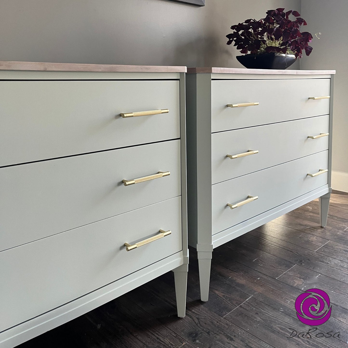 Sleek oversized Nightstands - His and Her Dressers Ethan Allen