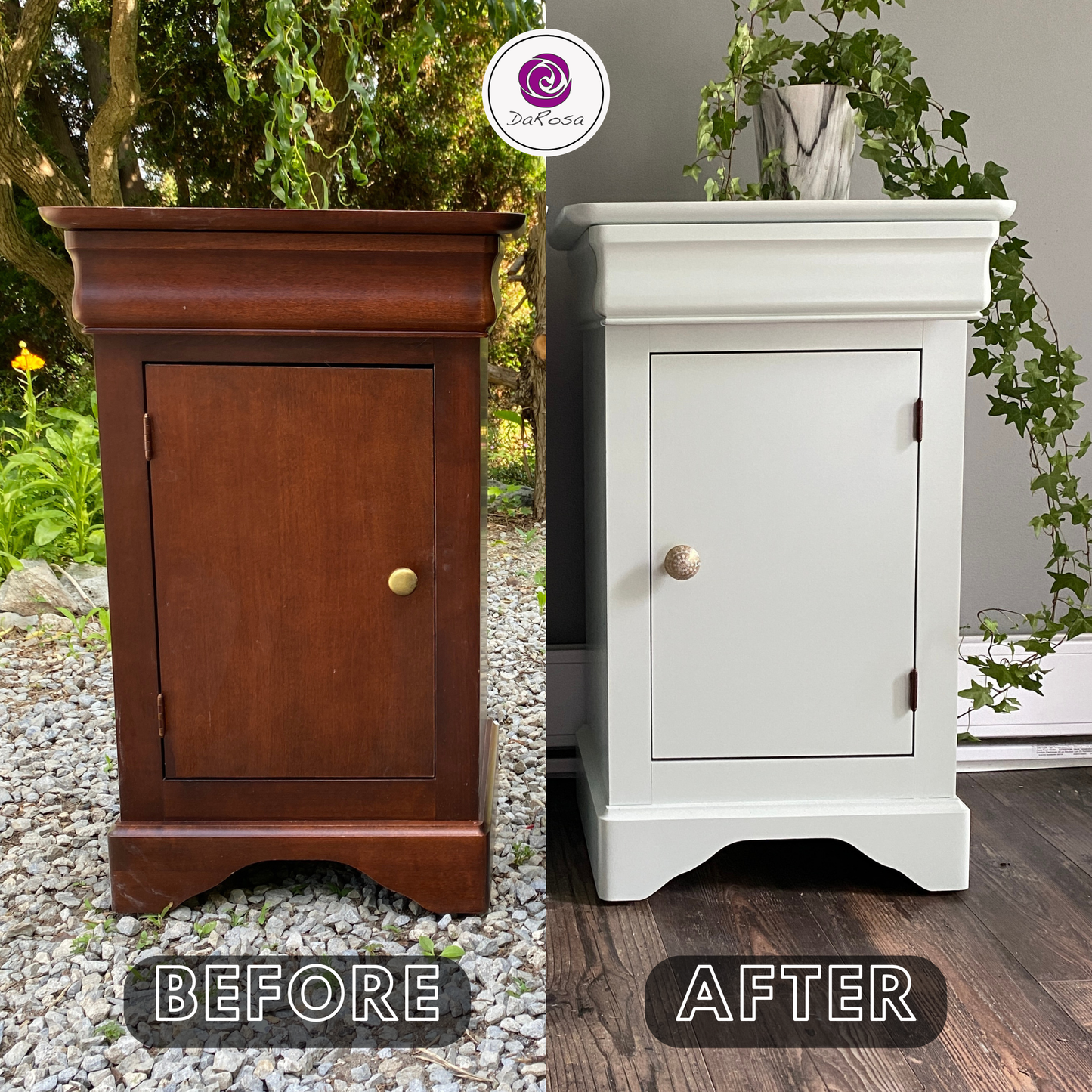 Set of 2 Tall Nightstands