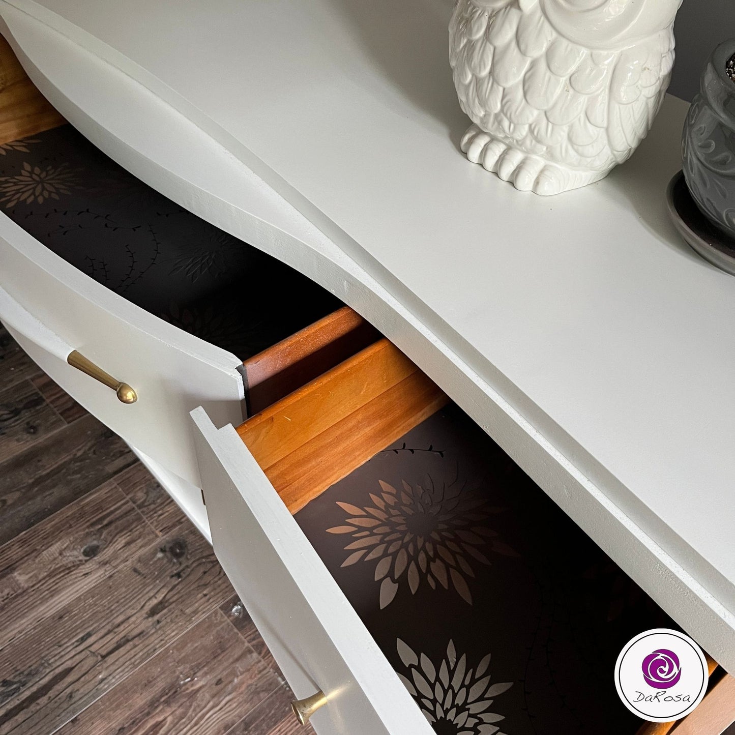 MCM Refinished White dresser