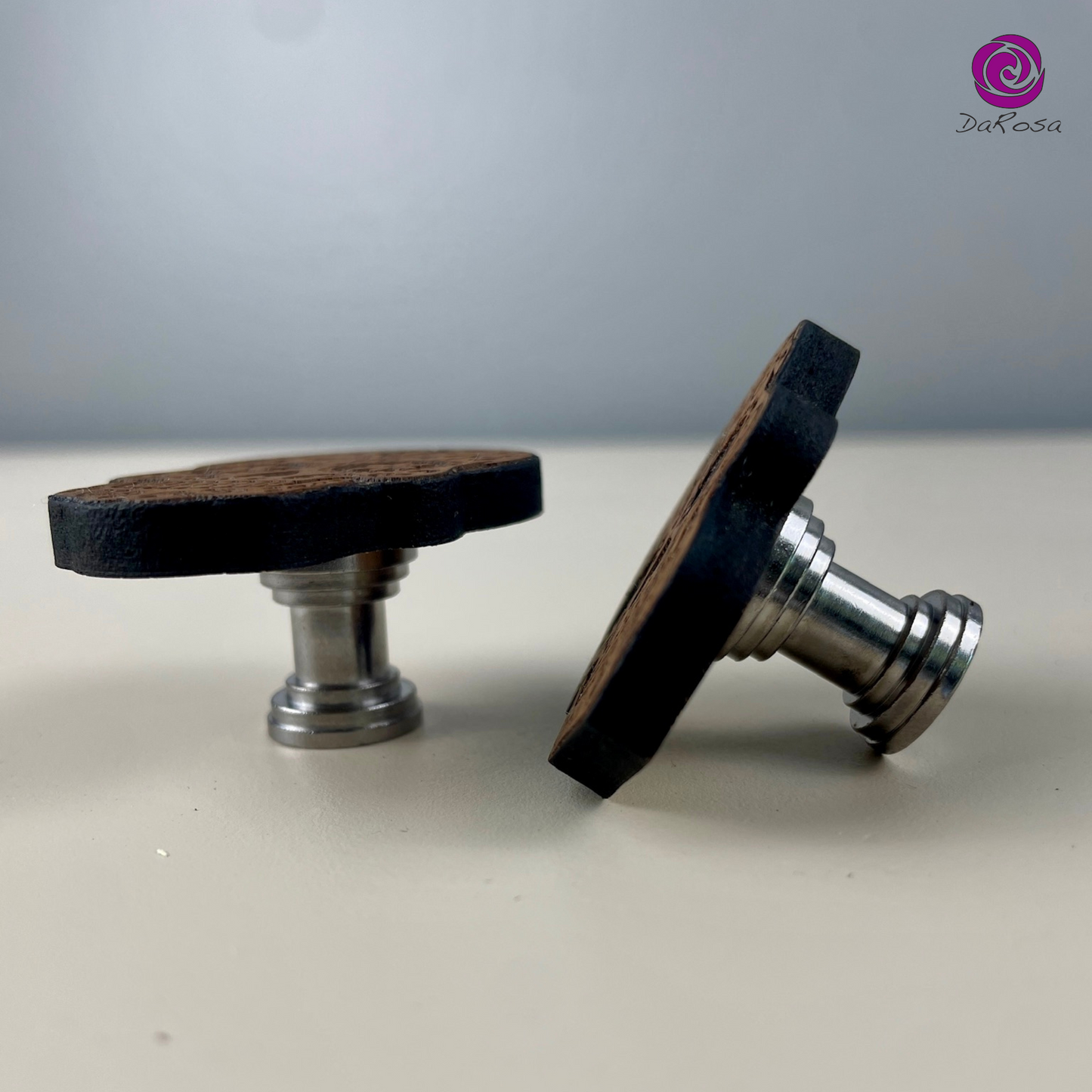 Sugar Skull Drawer Knob Walnut