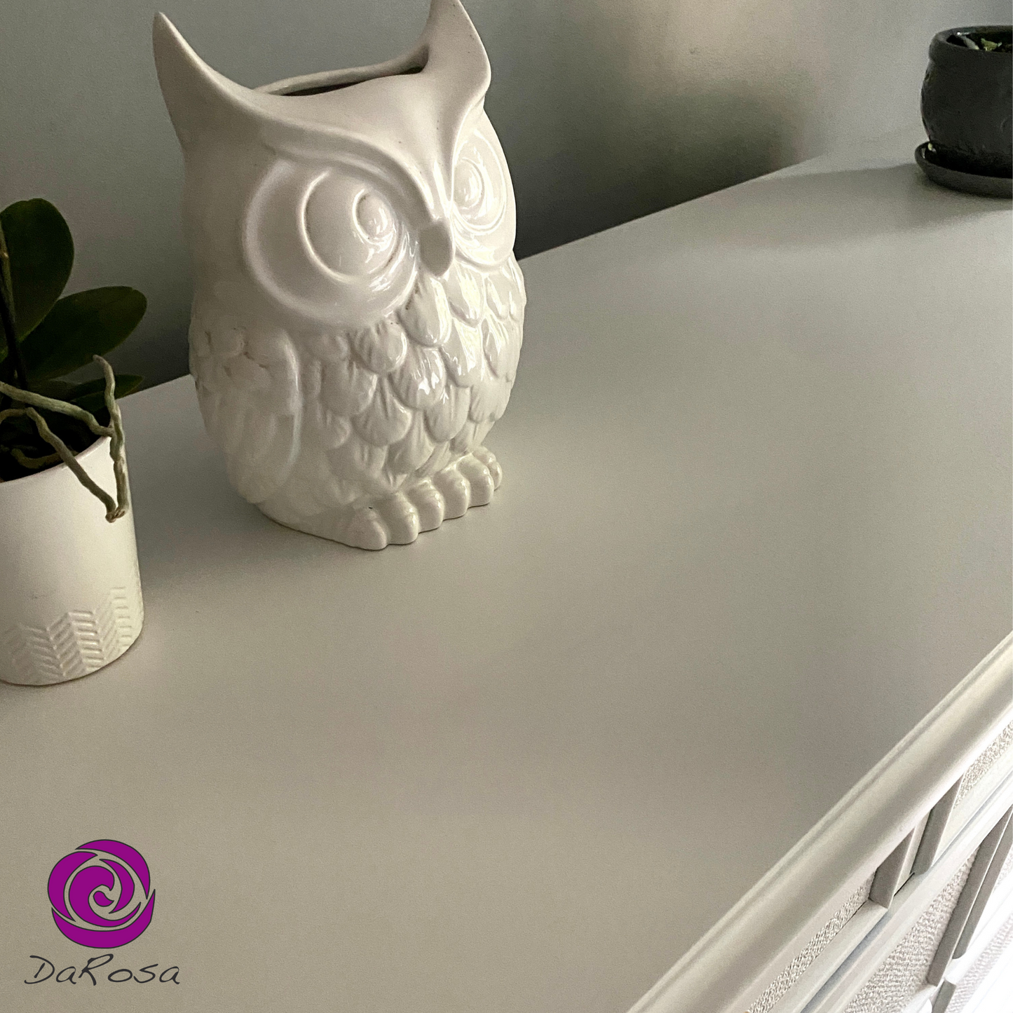 White Wooden Dresser 7 Drawers