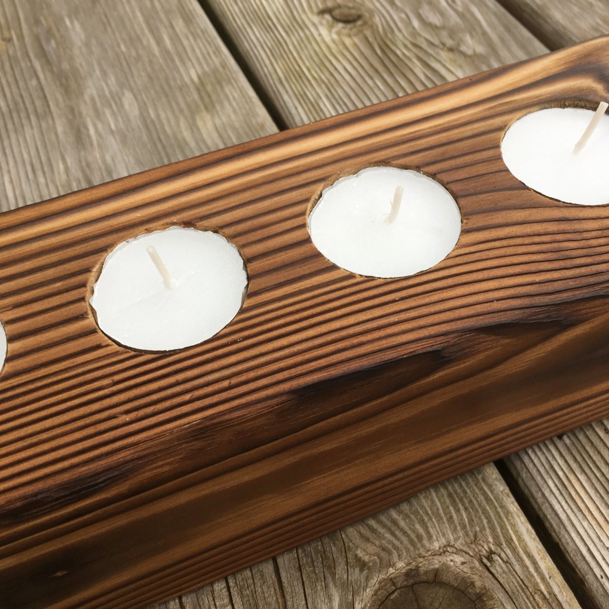 Burnt Cedar Tealight Holder - DaRosa Creations