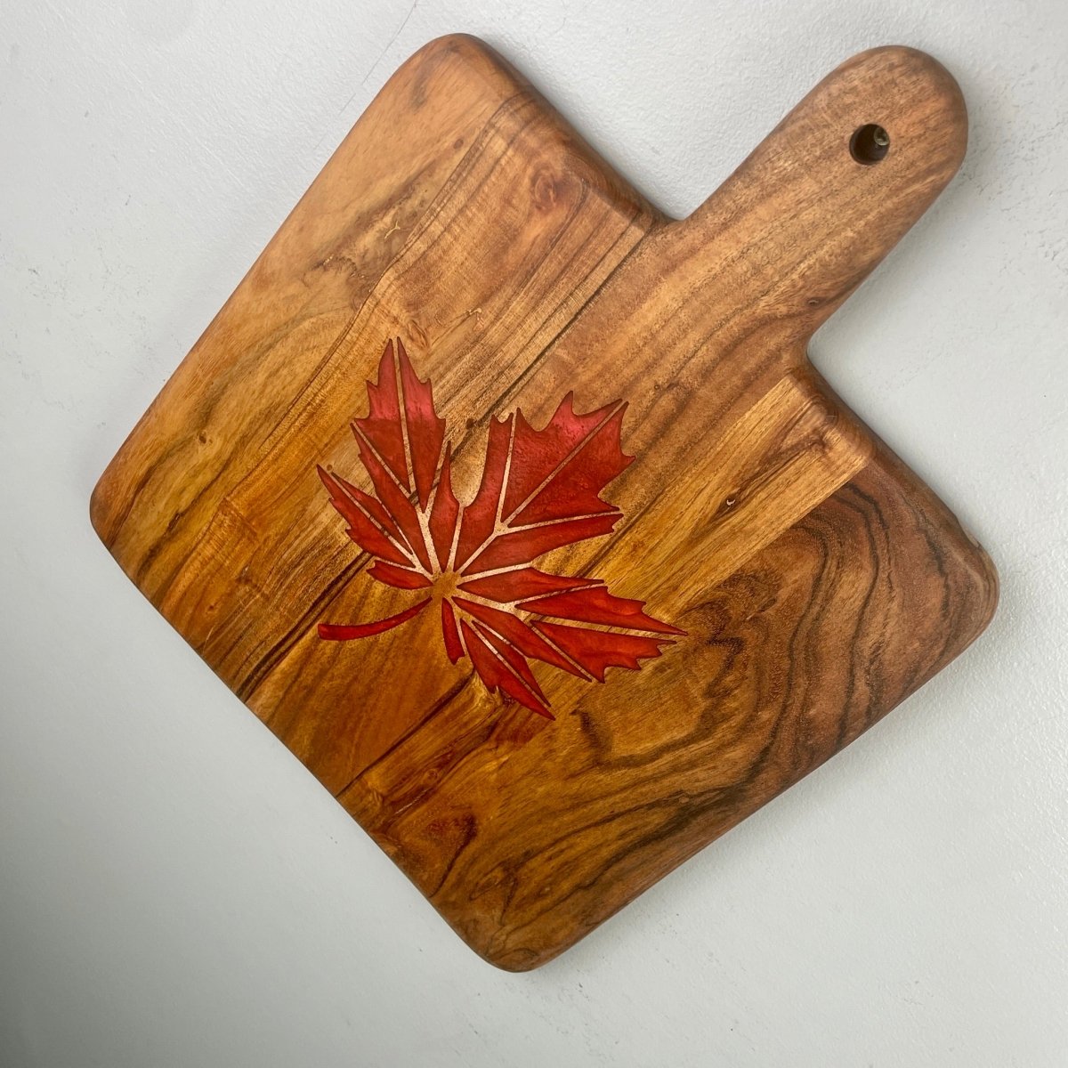 Charcuterie / Cutting Board with Canadian Maple Leaf - DaRosa Creations