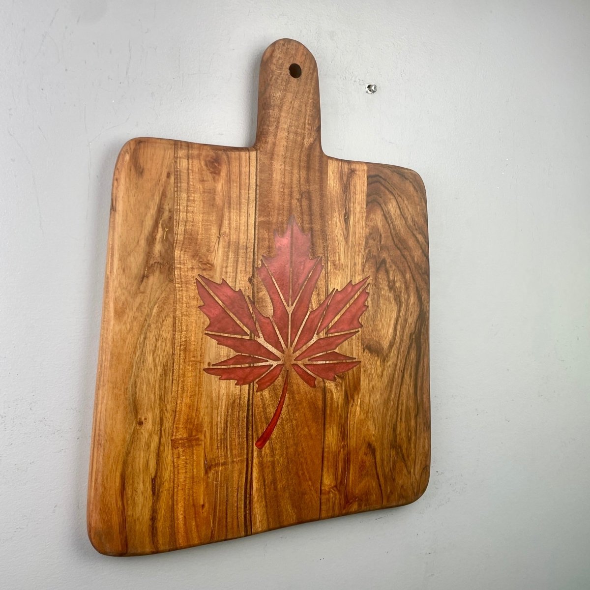 Charcuterie / Cutting Board with Canadian Maple Leaf - DaRosa Creations