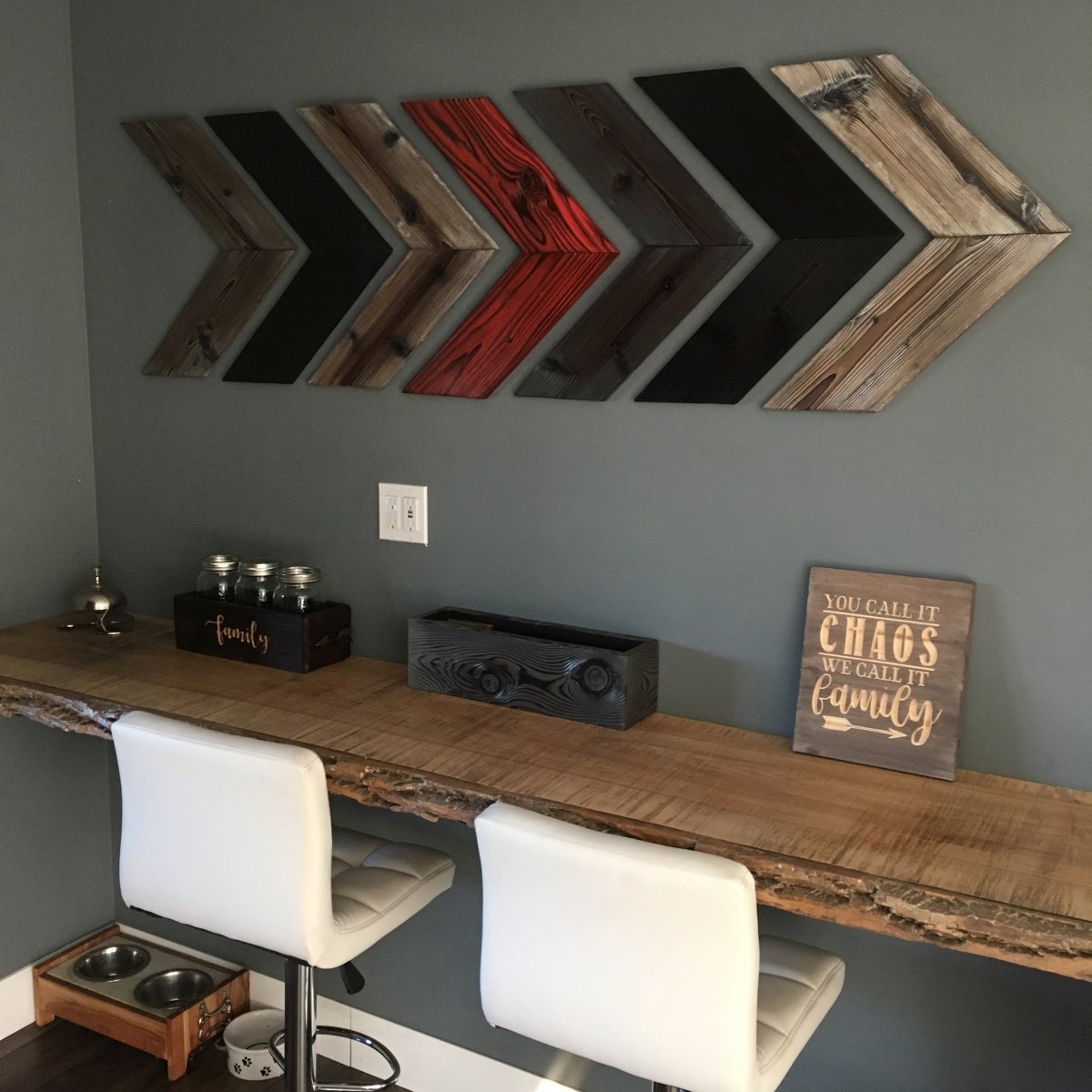 Chevron Wall Art - DaRosa Creations