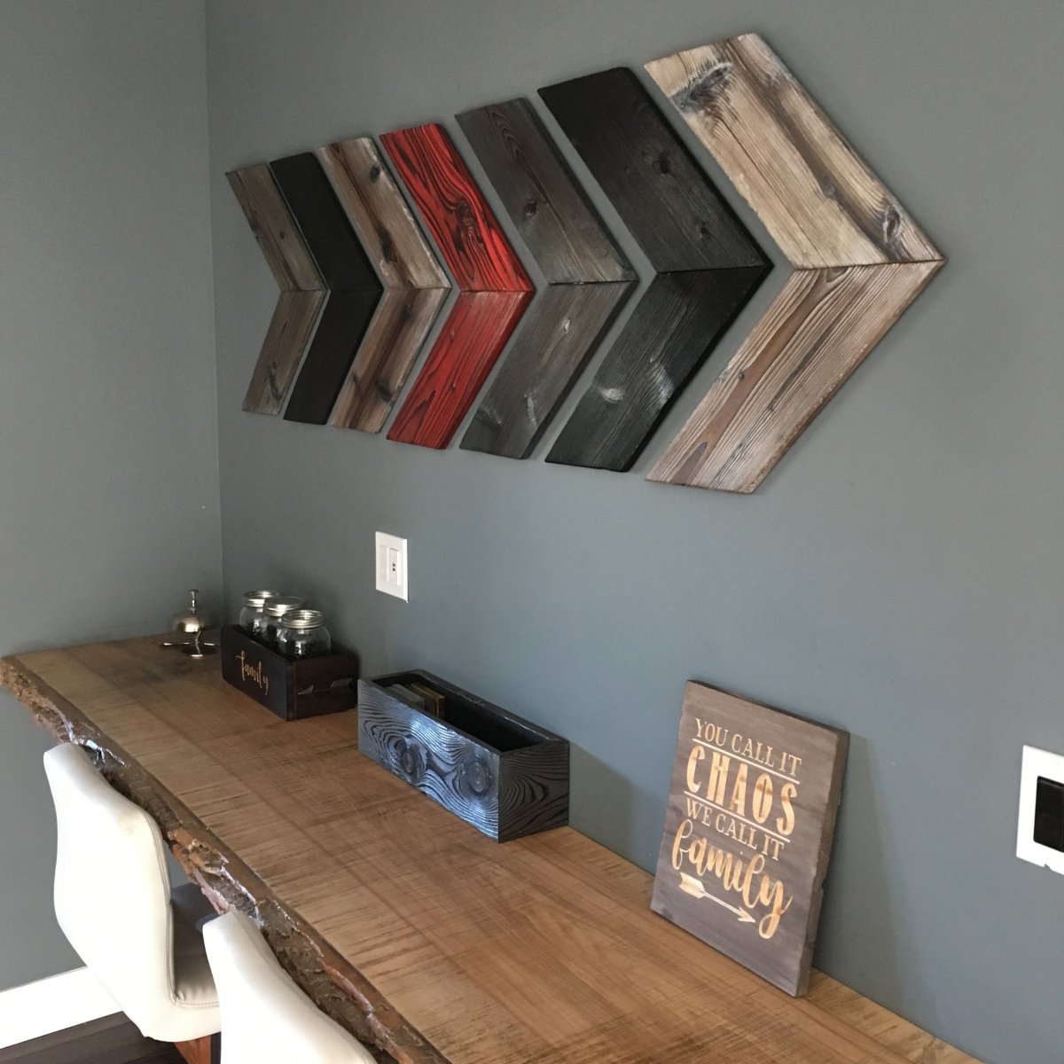 Chevron Wall Art - DaRosa Creations