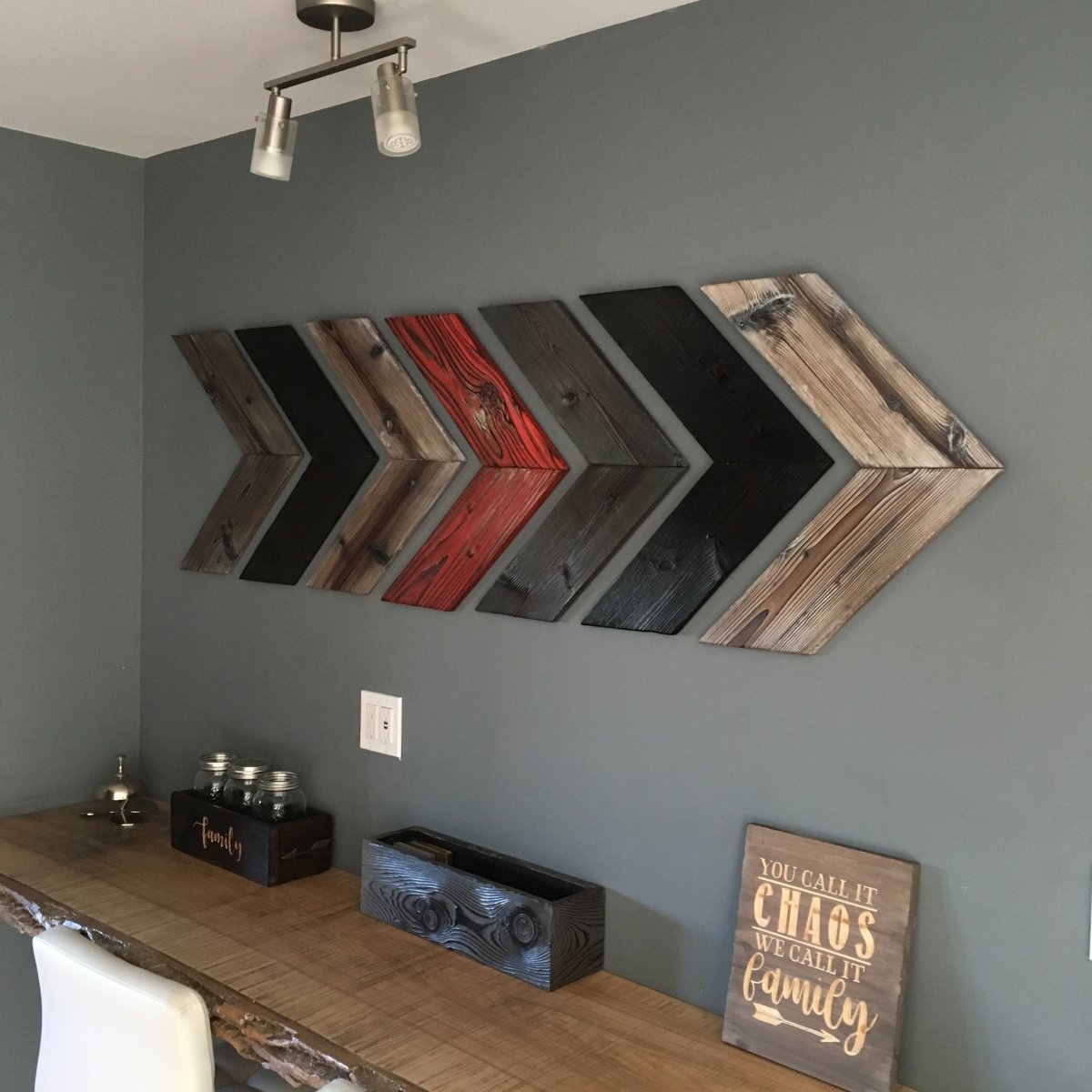 Chevron Wall Art - DaRosa Creations