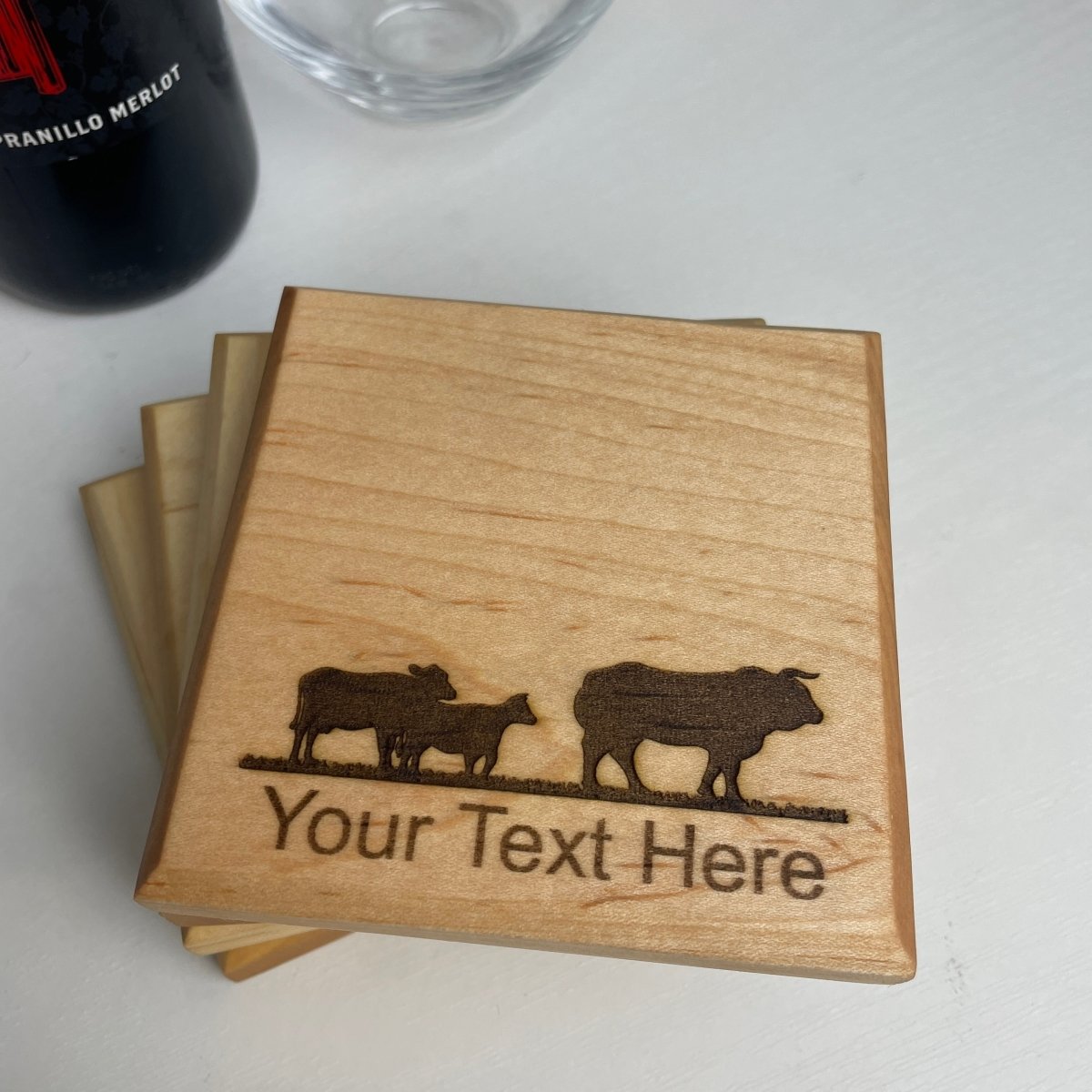 Customized Farm Themed Coasters Set of 4 - DaRosa Creations