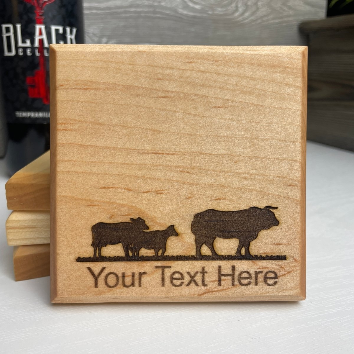 Customized Farm Themed Coasters Set of 4 - DaRosa Creations