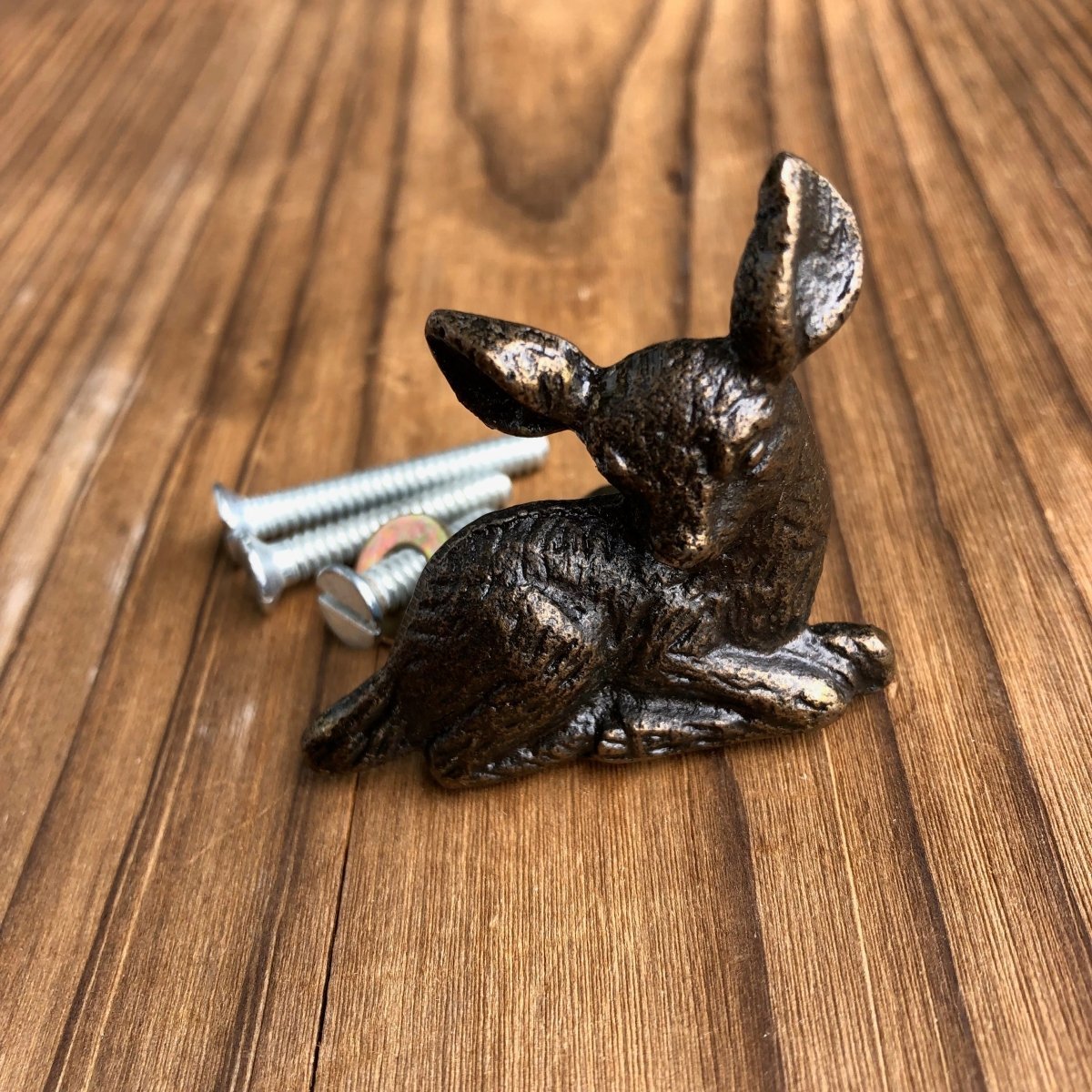 Drawer Knob Fawn in Antique Brass - DaRosa Creations