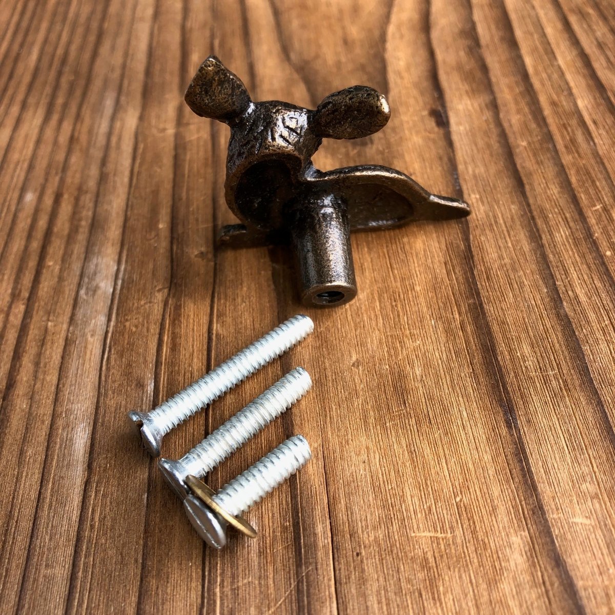 Drawer Knob Fawn in Antique Brass - DaRosa Creations