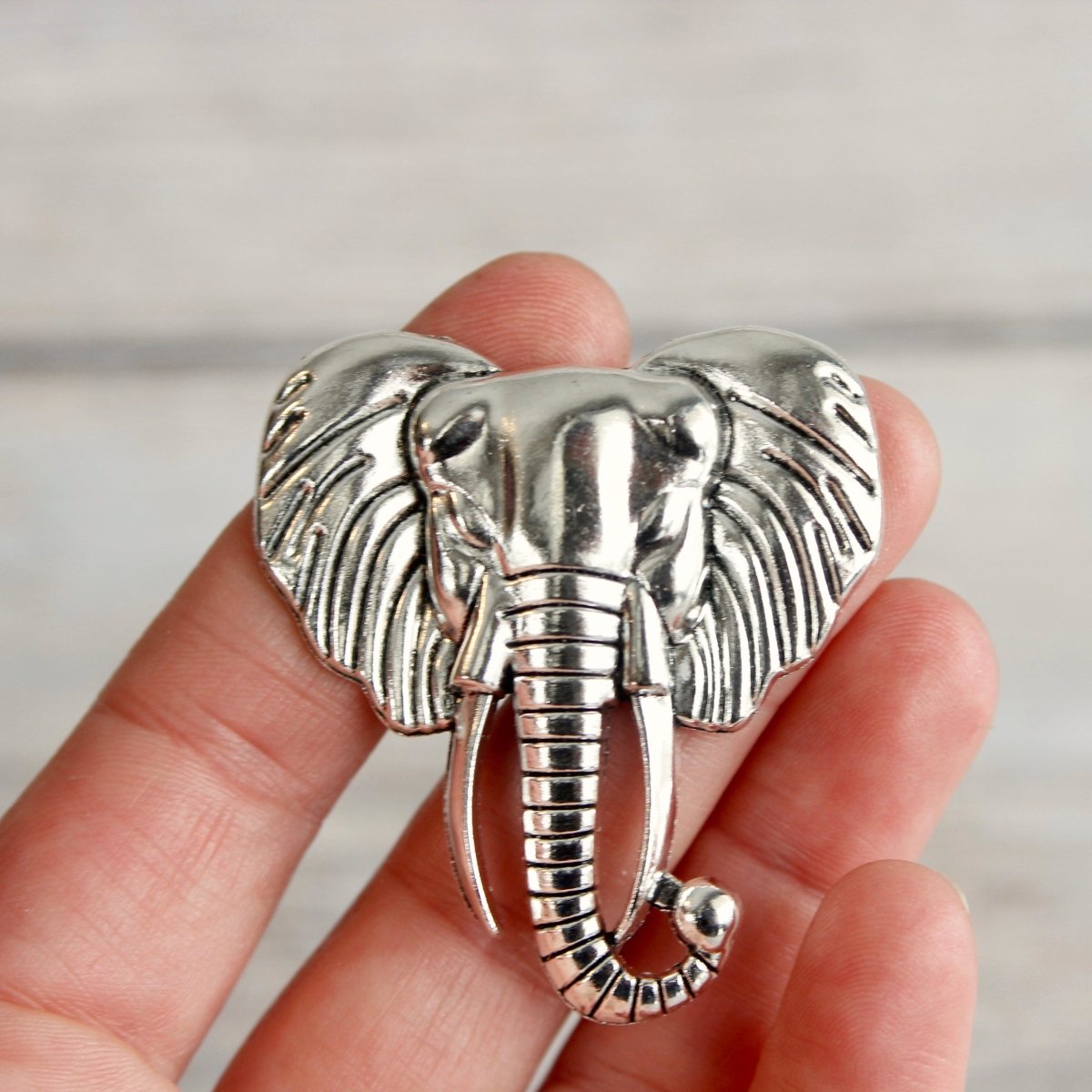 Elephant Knob in Silver - DaRosa Creations