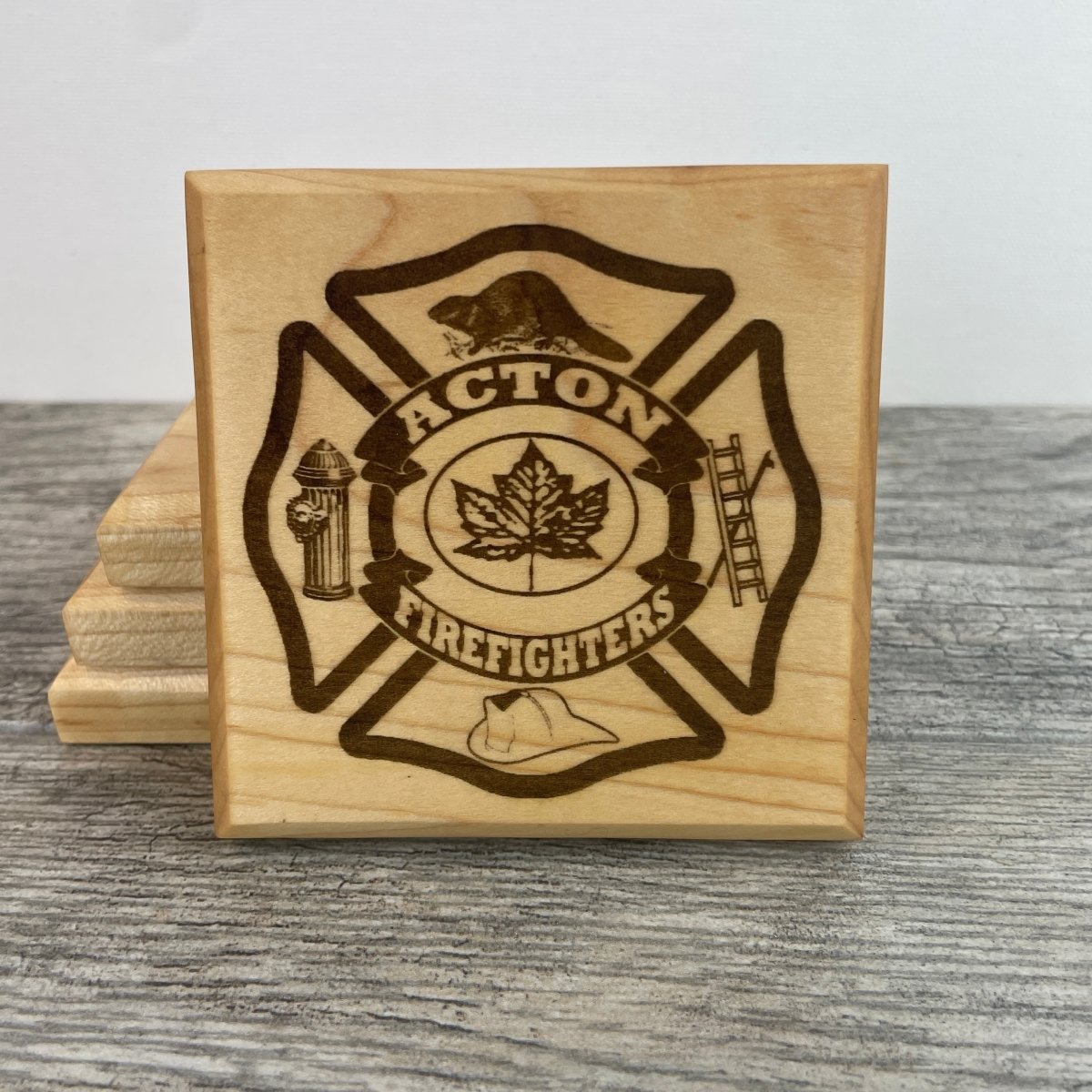 First Responder Themed Coasters Set of 2 - DaRosa Creations