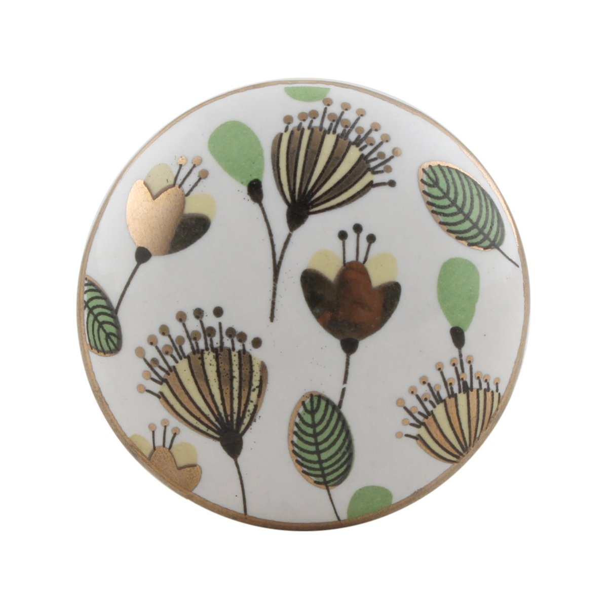Floral Round Knob - DaRosa Creations