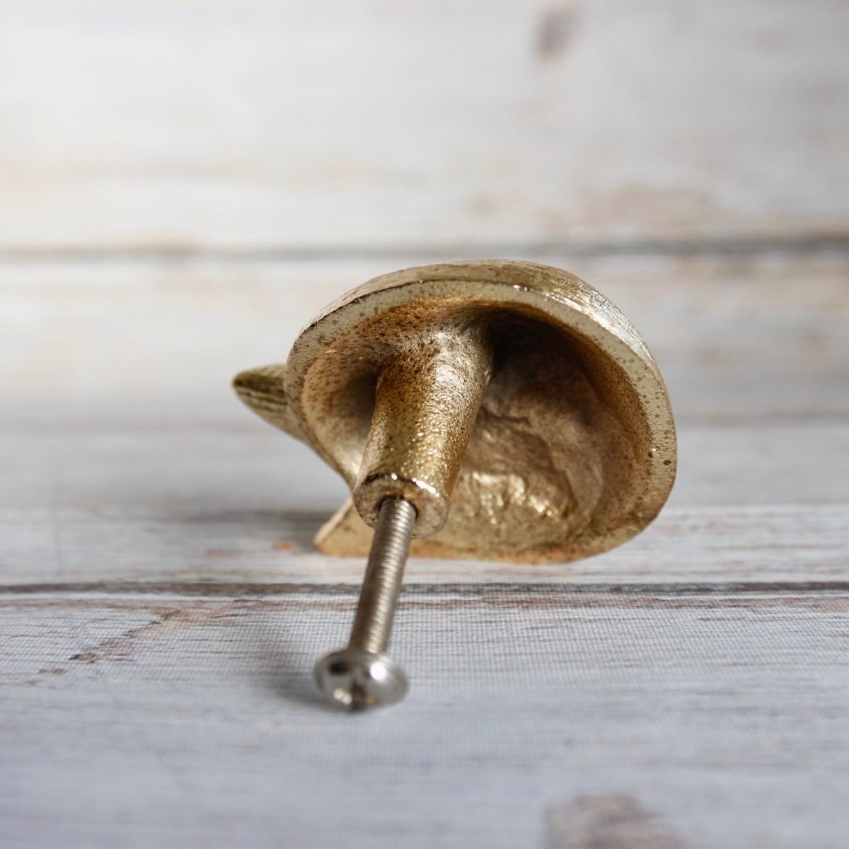 Gold Sleeping Fox Knob - DaRosa Creations