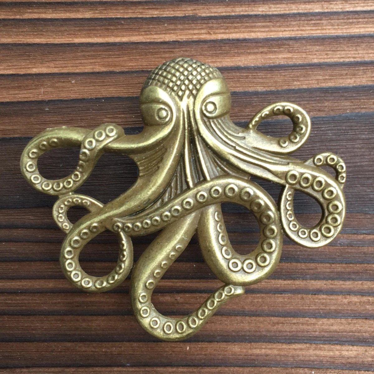 Octopus Knob in Antique Brass Octopus Knob in Antique Brass