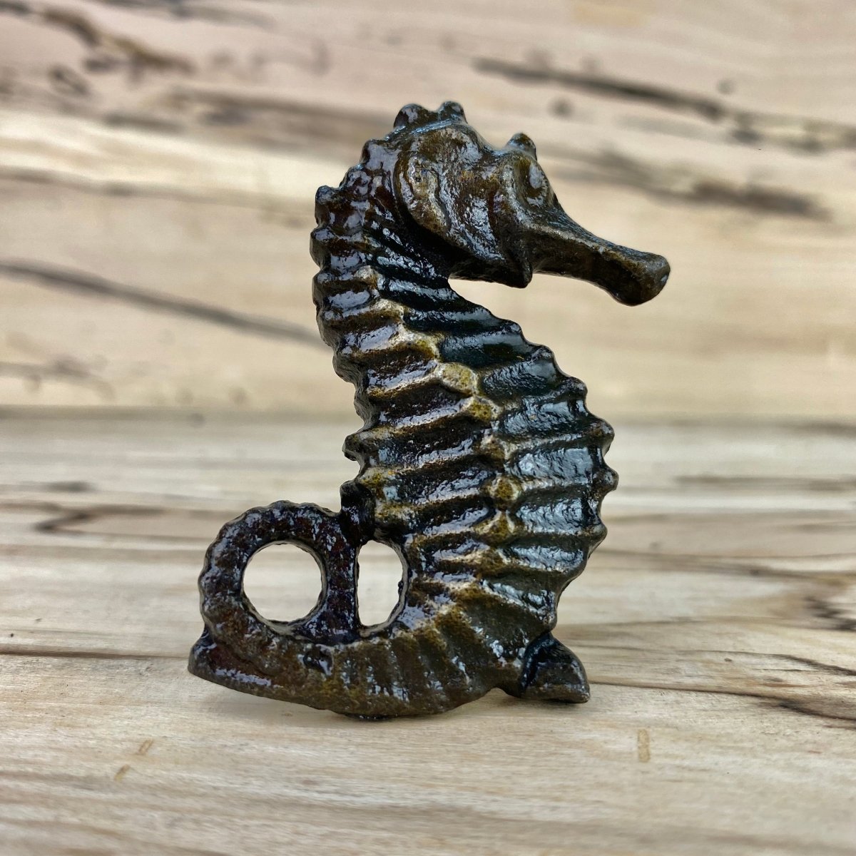 Seahorse Drawer Knob in Bronze - DaRosa Creations