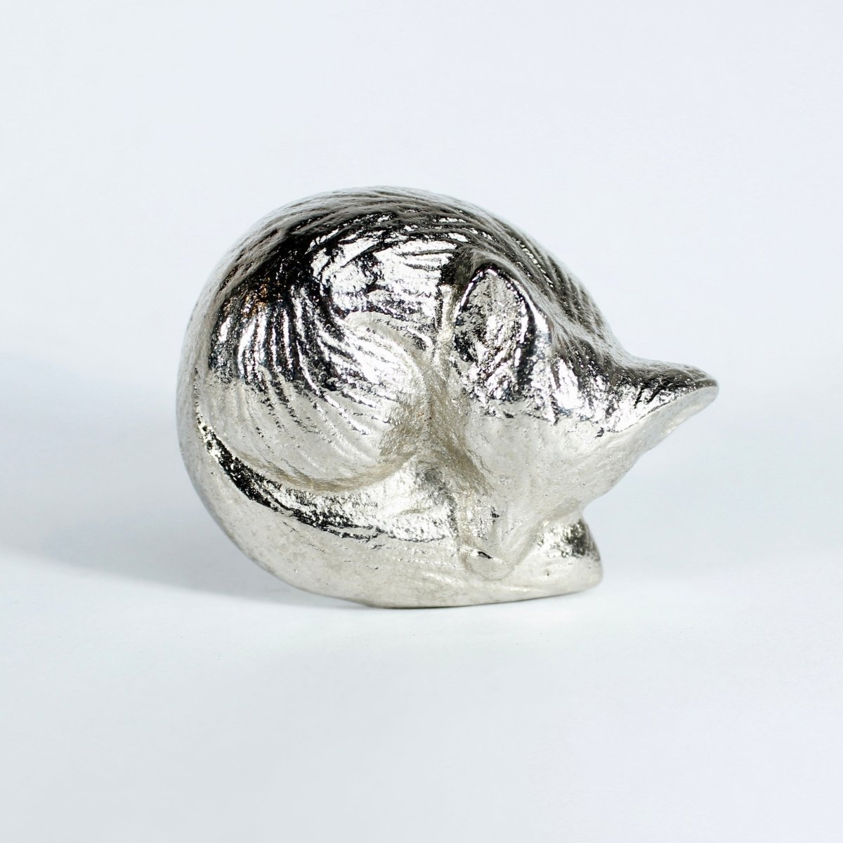 Sleeping Fox Knob in Silver - DaRosa Creations