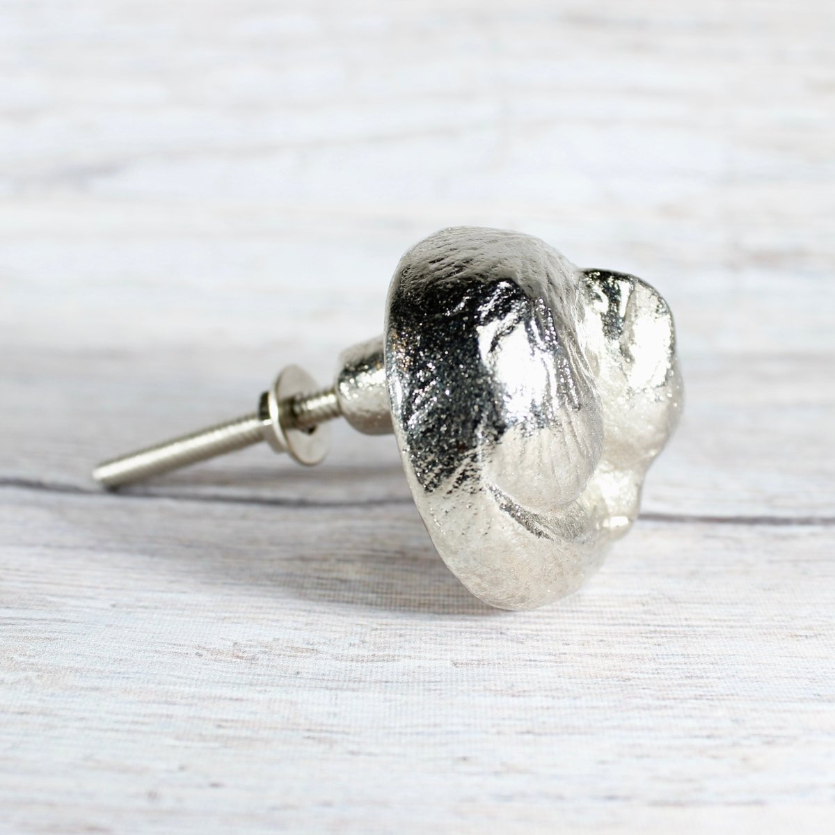 Sleeping Fox Knob in Silver - DaRosa Creations