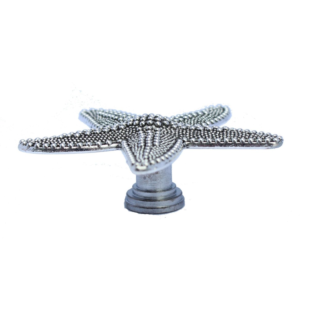 Starfish Drawer Knob in Silver with Dots - DaRosa Creations