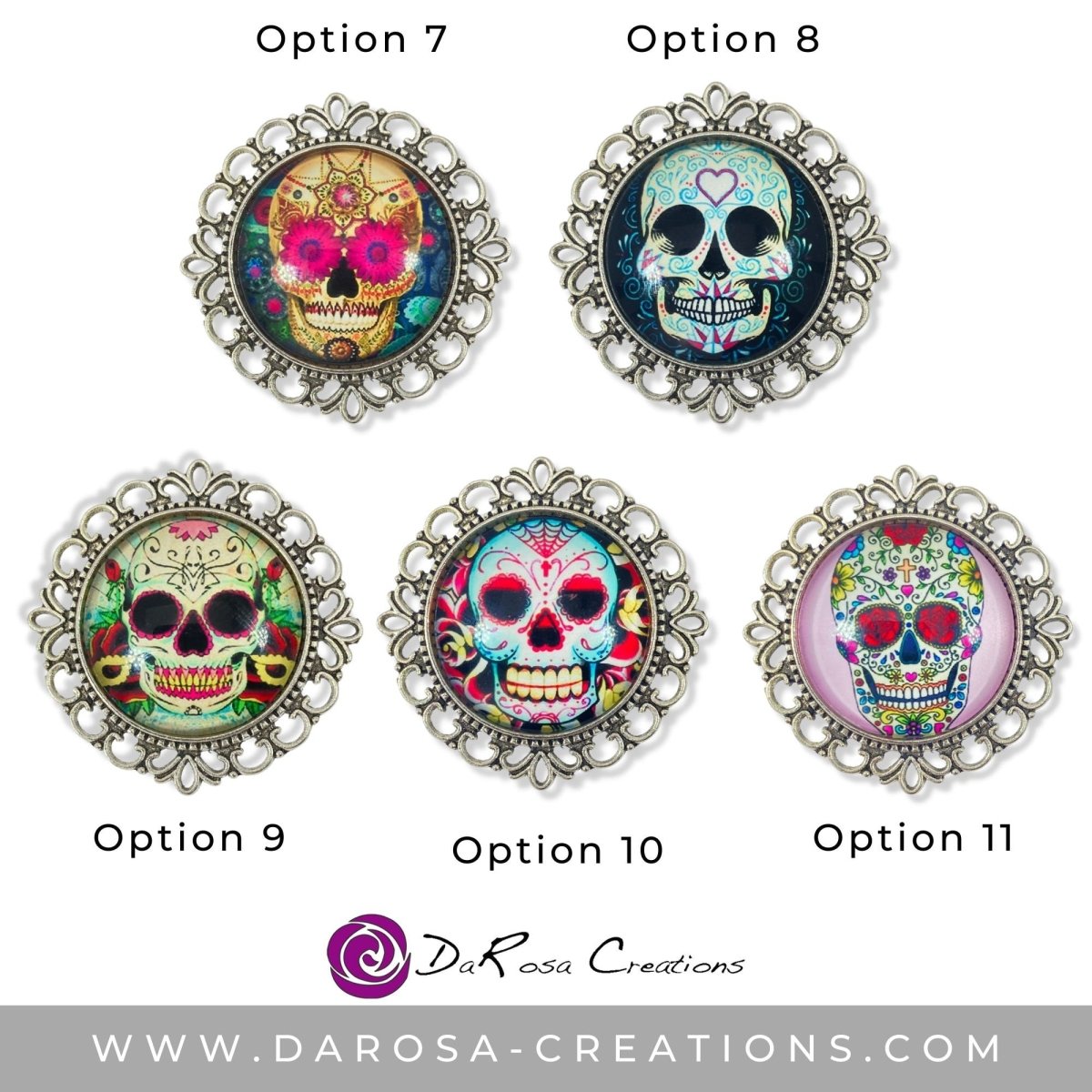 Sugar Skull Drawer Knobs - DaRosa Creations