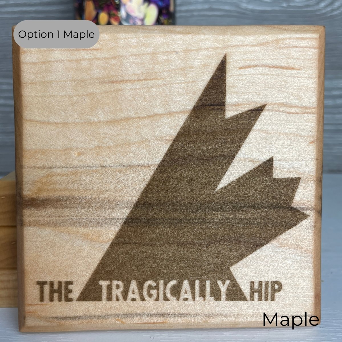 The Tragically Hip Wood Coaster Sets of 4 - DaRosa Creations