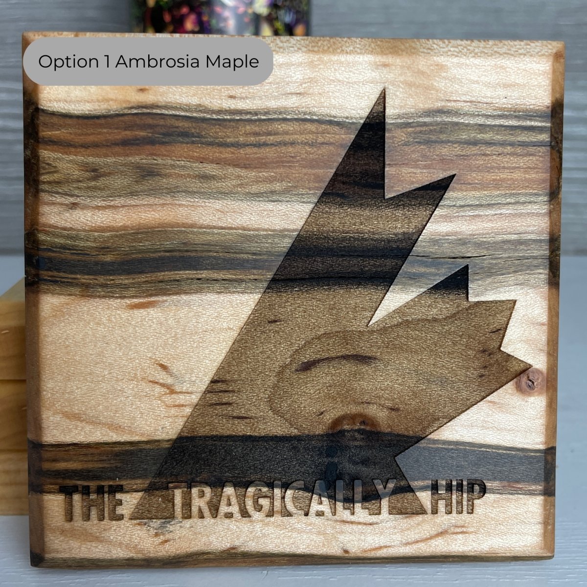 The Tragically Hip Wood Coaster Sets of 4 - DaRosa Creations