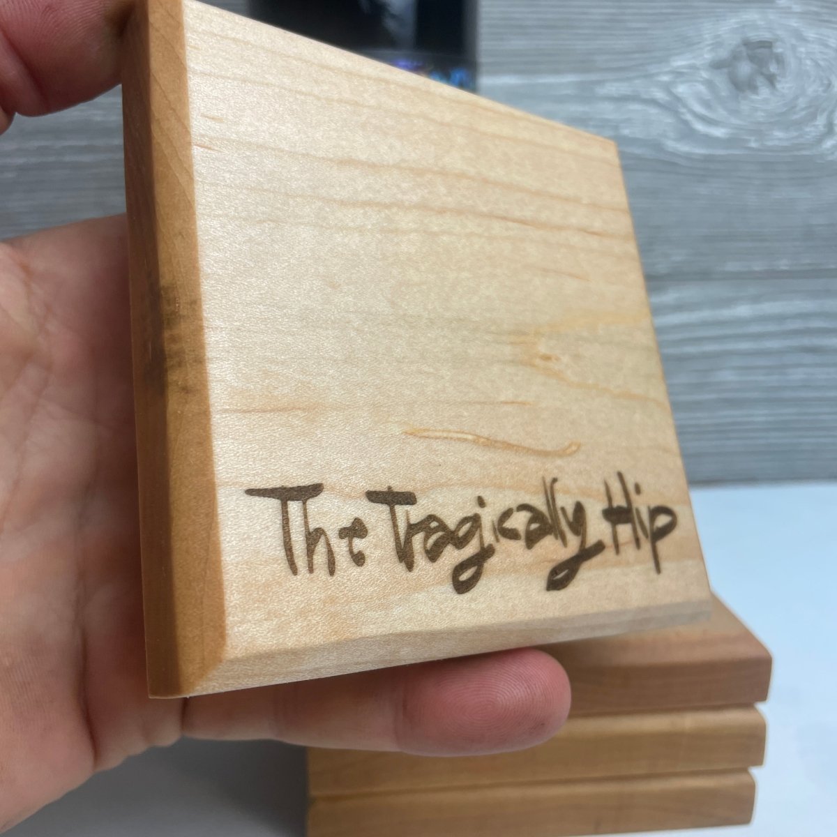 The Tragically Hip Wood Coaster Sets of 4 - DaRosa Creations