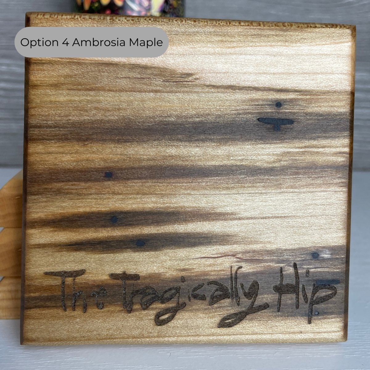 The Tragically Hip Wood Coaster Sets of 4 - DaRosa Creations