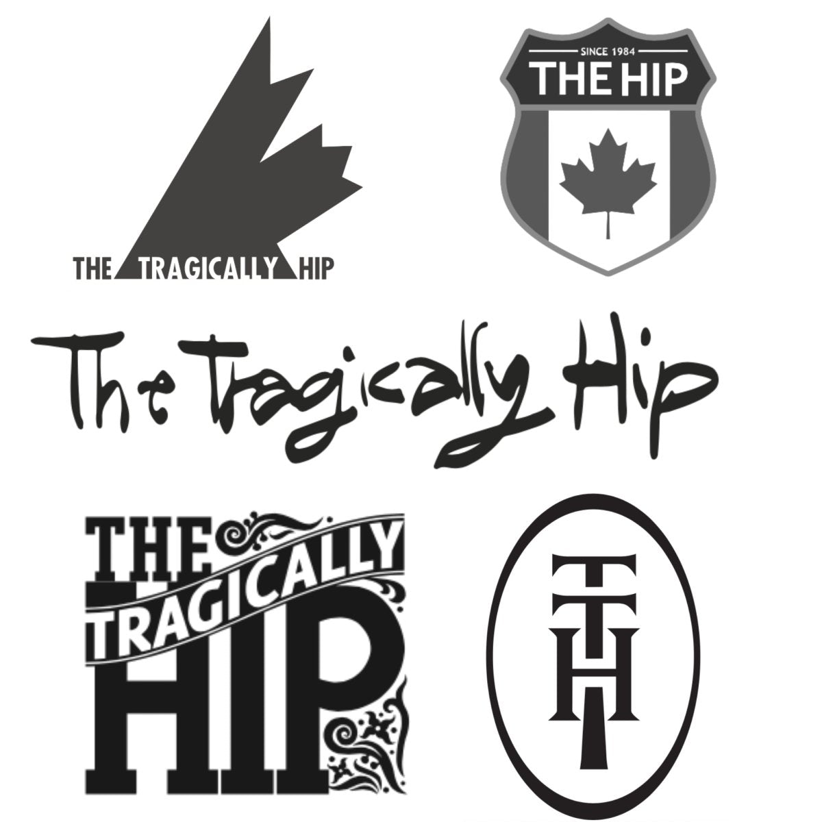 The Tragically Hip Wood Coaster Sets of 4 - DaRosa Creations